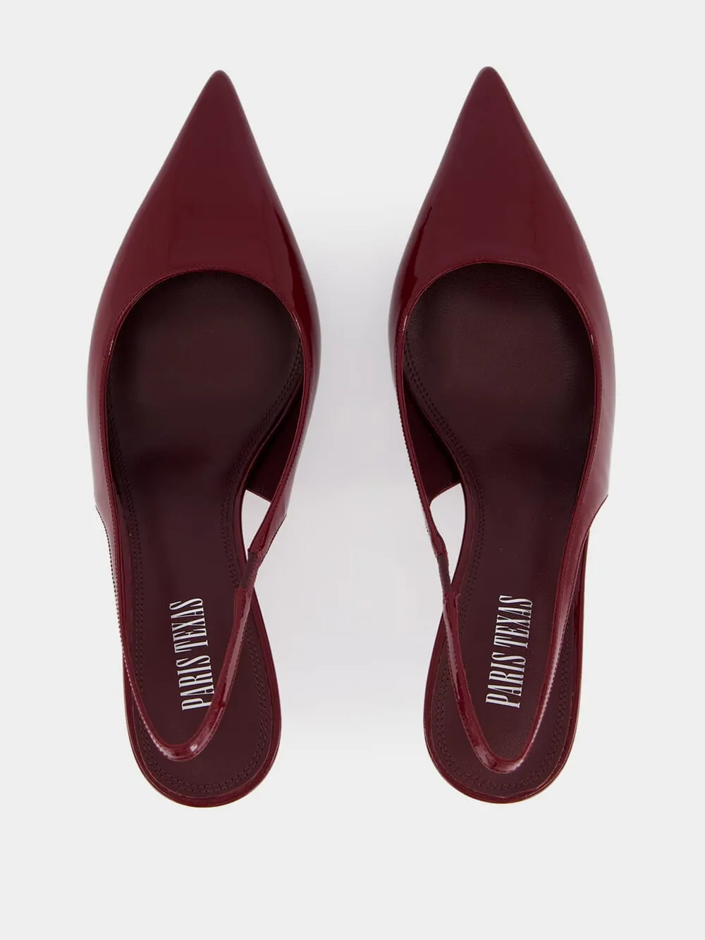 Rouge Lidia Slingback 70 Patent Leather Heels sold by Fashion Clinic product image thumbnail 4