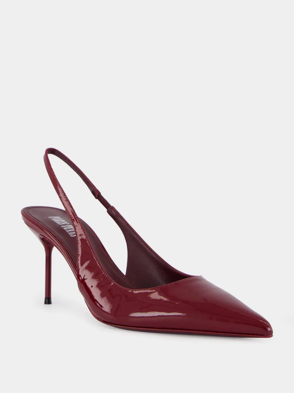 Rouge Lidia Slingback 70 Patent Leather Heels sold by Fashion Clinic product image thumbnail 2