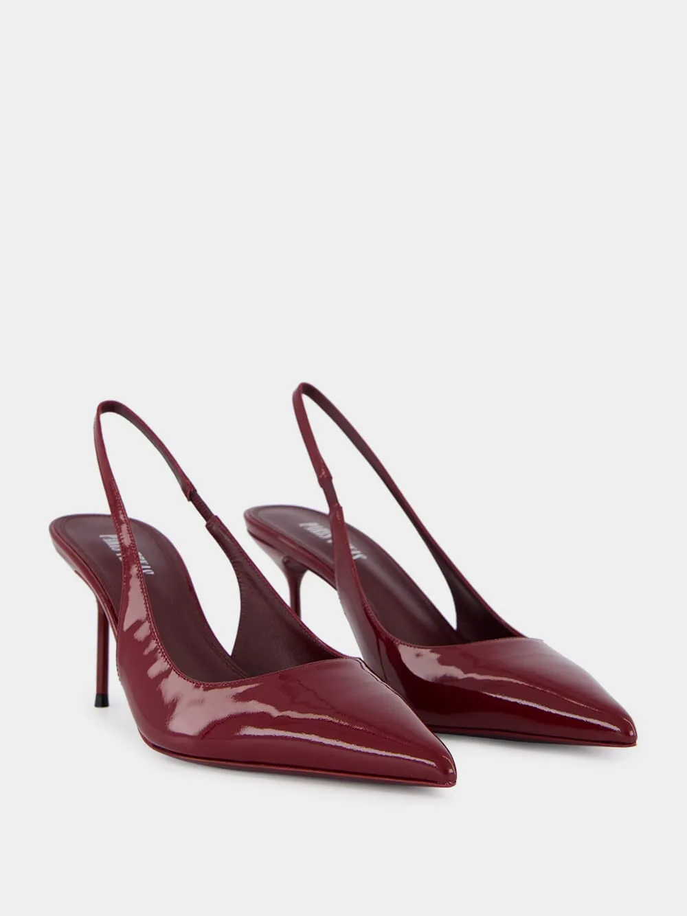 Rouge Lidia Slingback 70 Patent Leather Heels sold by Fashion Clinic product image thumbnail 3