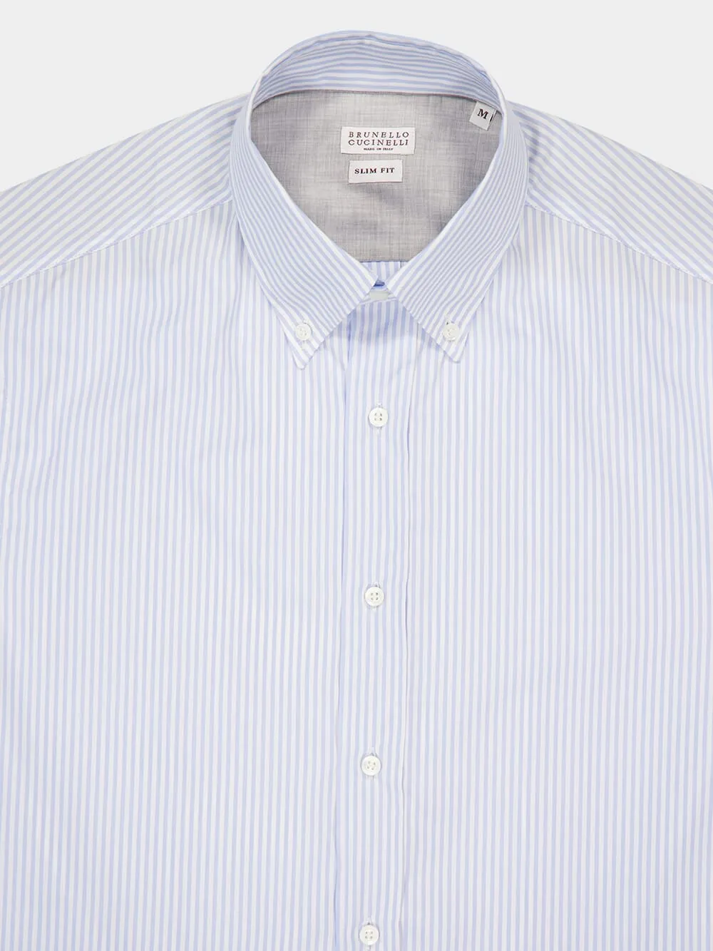 Azure Striped Slim Fit Shirt sold by Fashion Clinic product image thumbnail 5