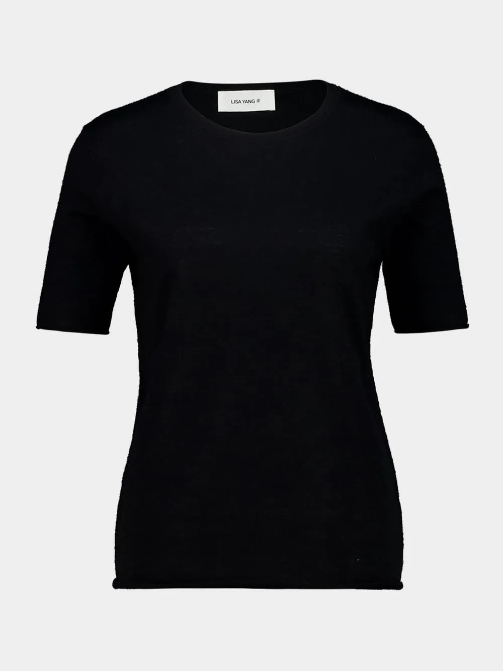 Ari Cashmere Short-Sleeve T-Shirt sold by Fashion Clinic