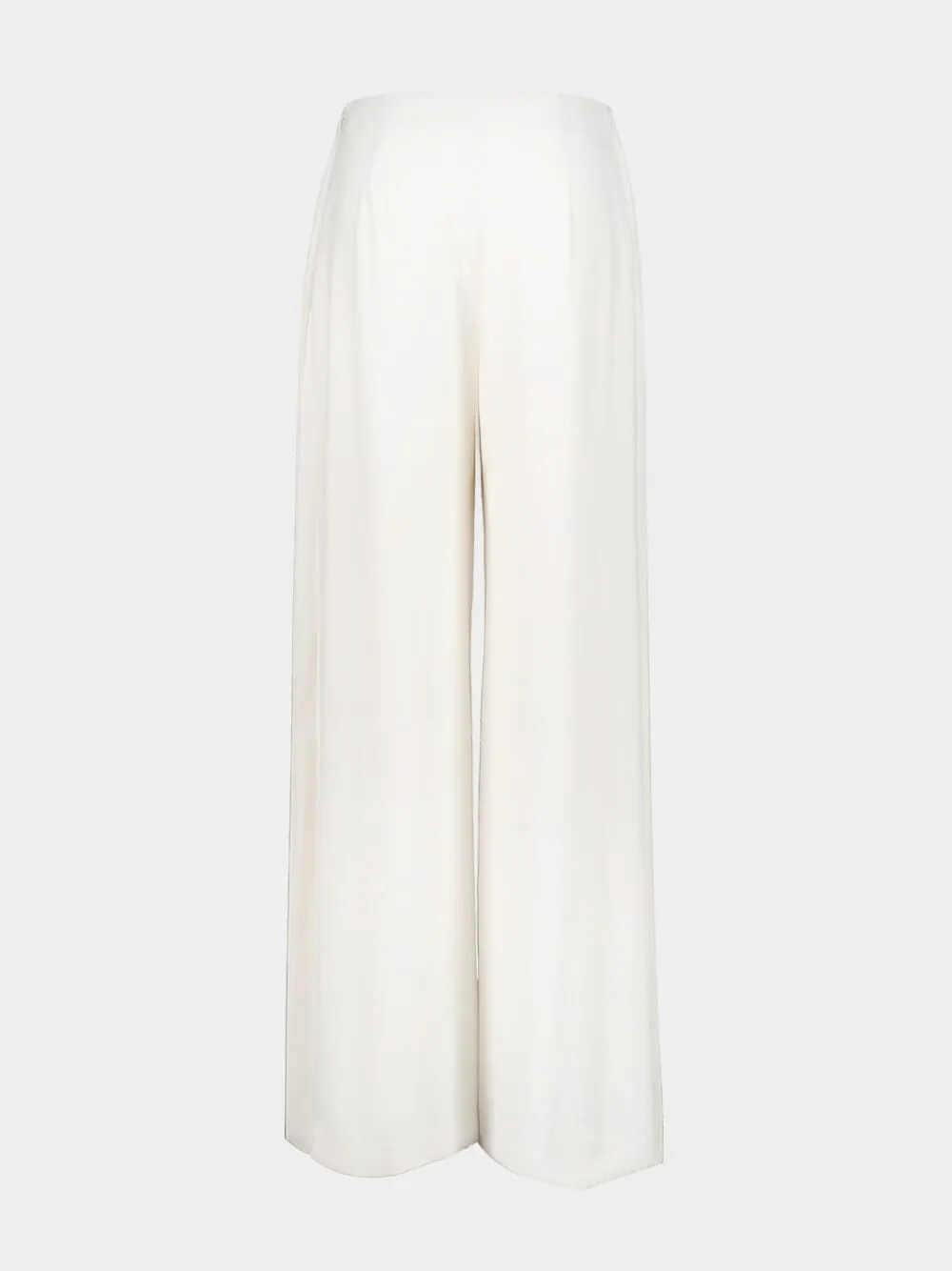 Ivory High-Rise Flared Nova Trousers sold by Fashion Clinic product image thumbnail 2