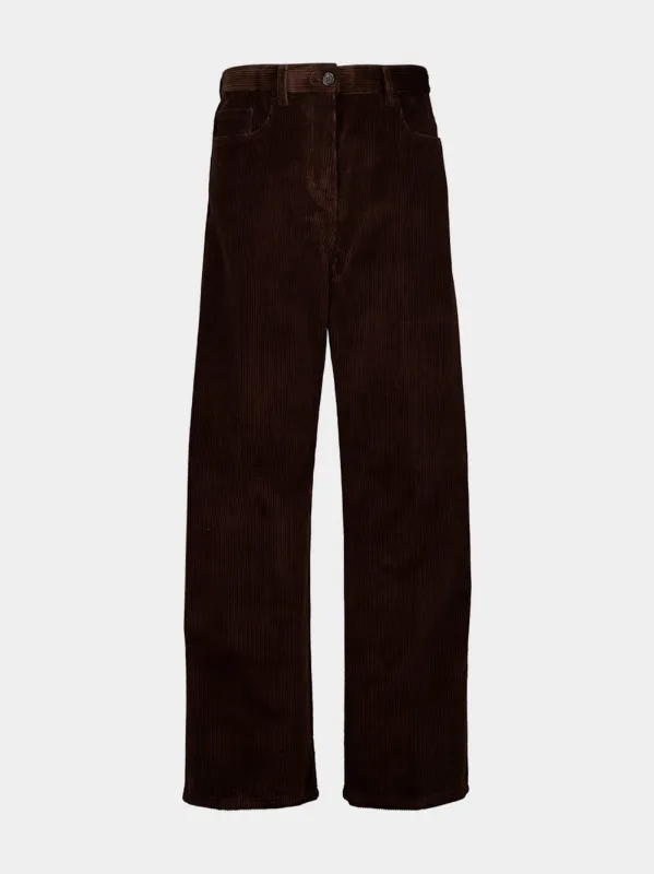 Cocoa Brown Corduroy Pants sold by Fashion Clinic