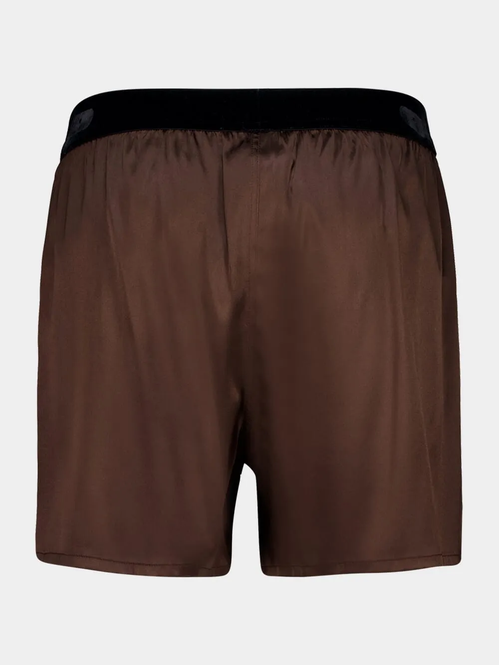 Cinnamon Stretch Silk Satin PJ Shorts sold by Fashion Clinic product image thumbnail 2