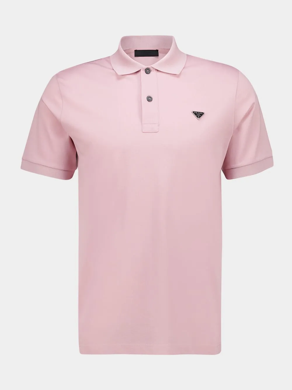 Alabastro Pink Cotton Piqué Polo sold by Fashion Clinic