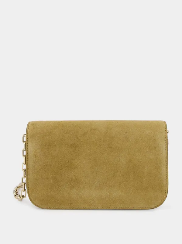 Paloma Bronzo Calf Leather Clutch sold by Fashion Clinic