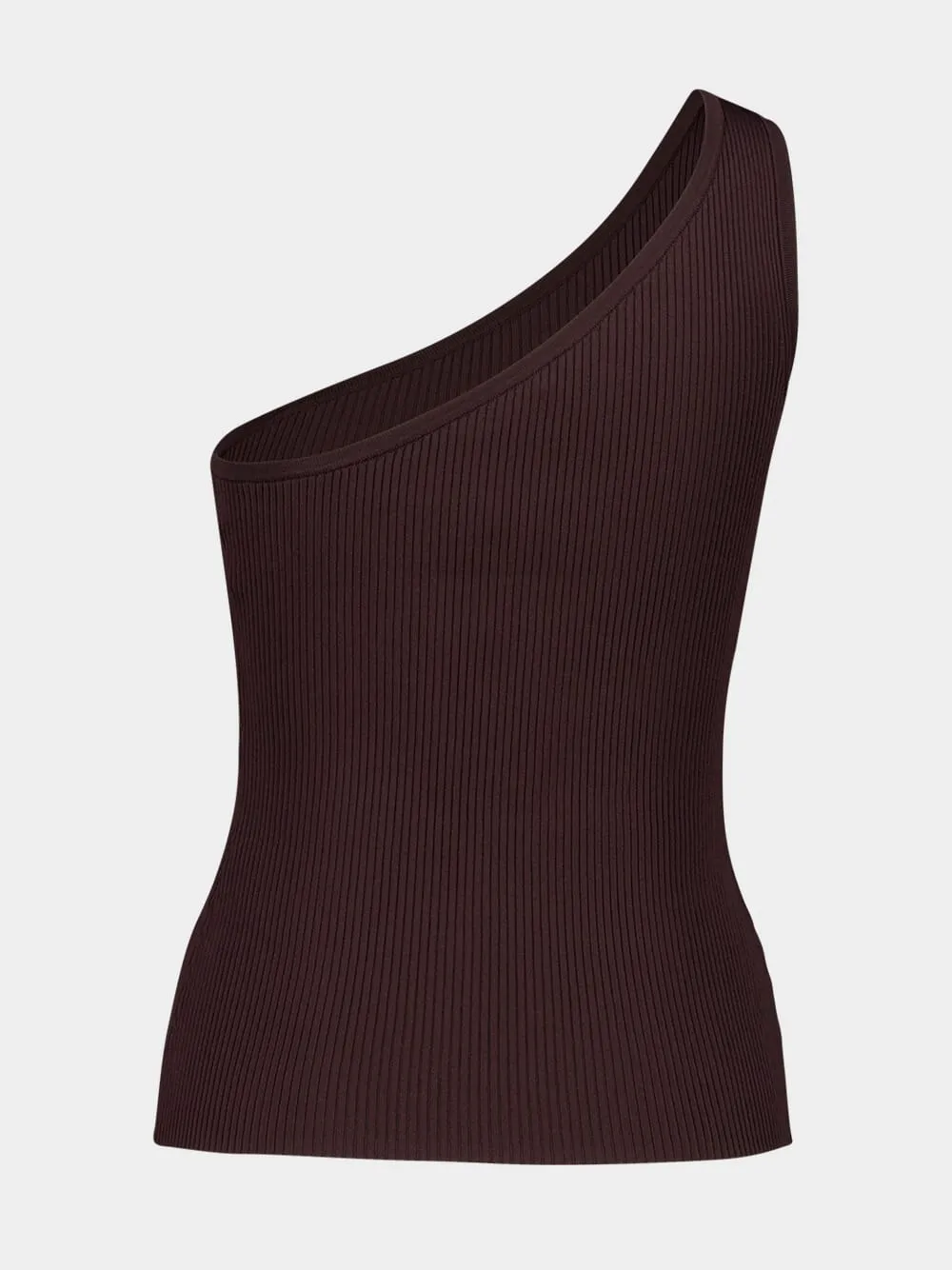 Plum Daylight One Shoulder Top sold by Fashion Clinic product image thumbnail 3