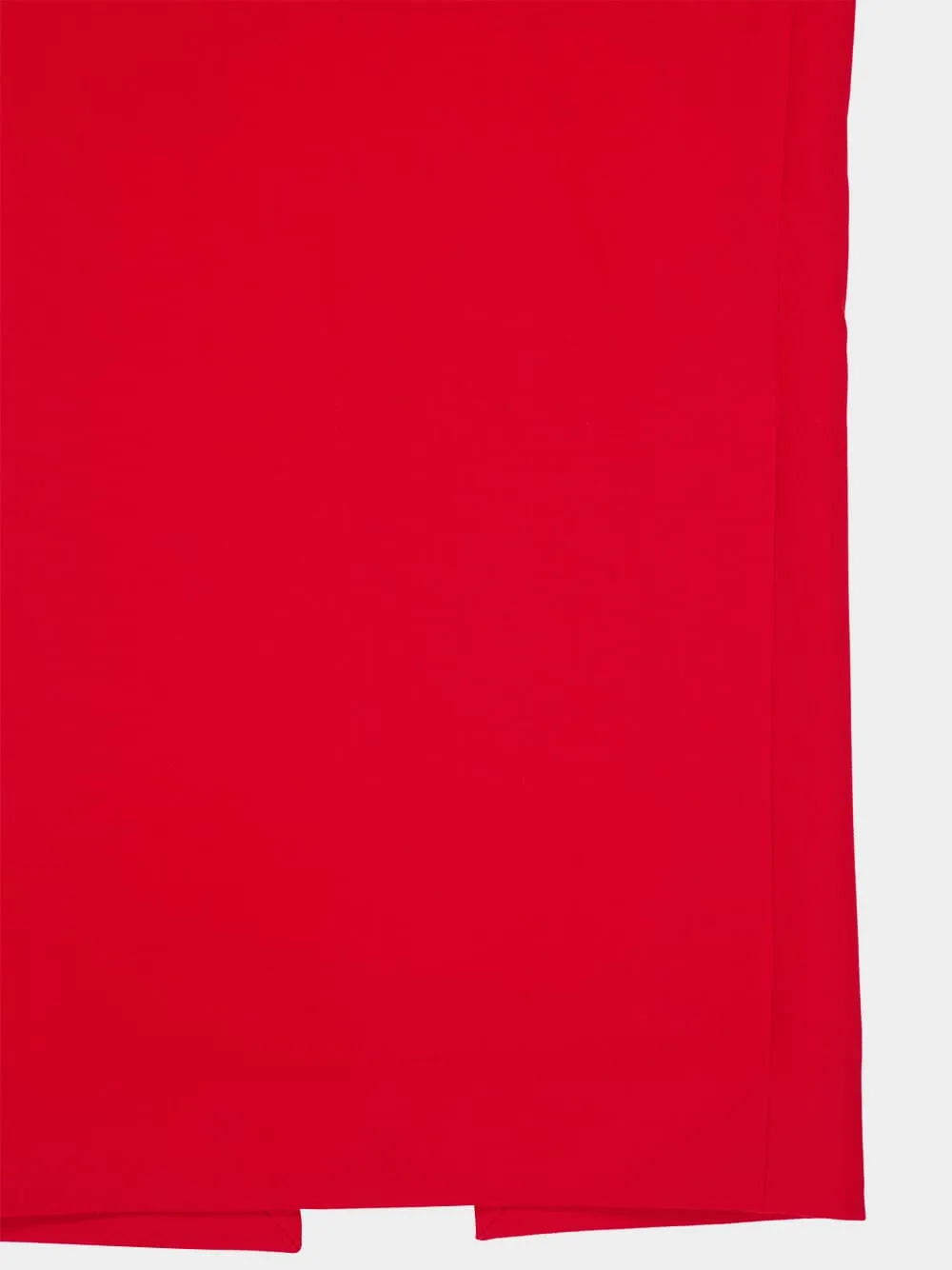 Red Collared Crepe Column Gown sold by Fashion Clinic product image thumbnail 5