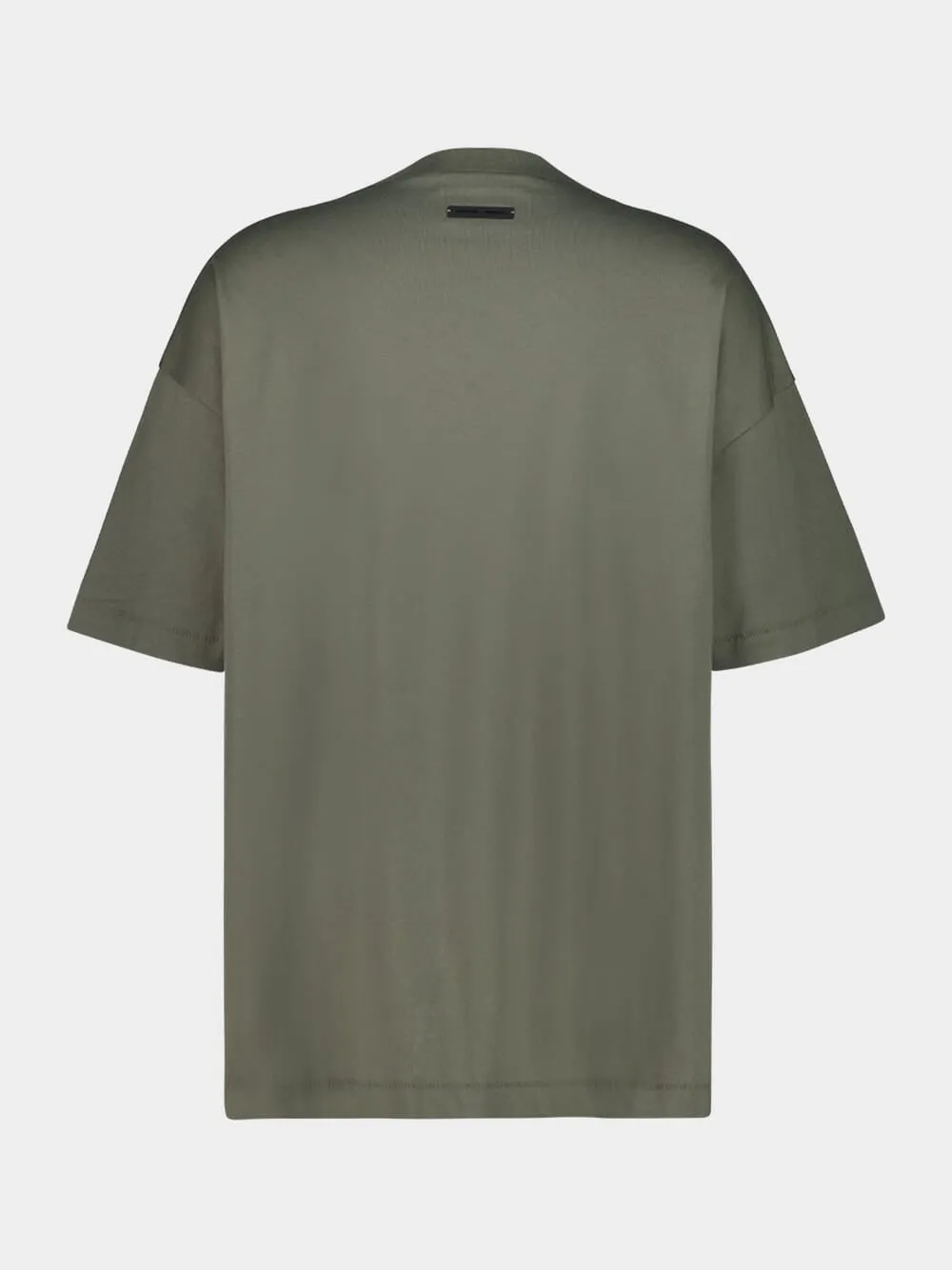 Moss Grey T-Shirt Oversized 90s Fit Knit sold by Fashion Clinic product image thumbnail 2