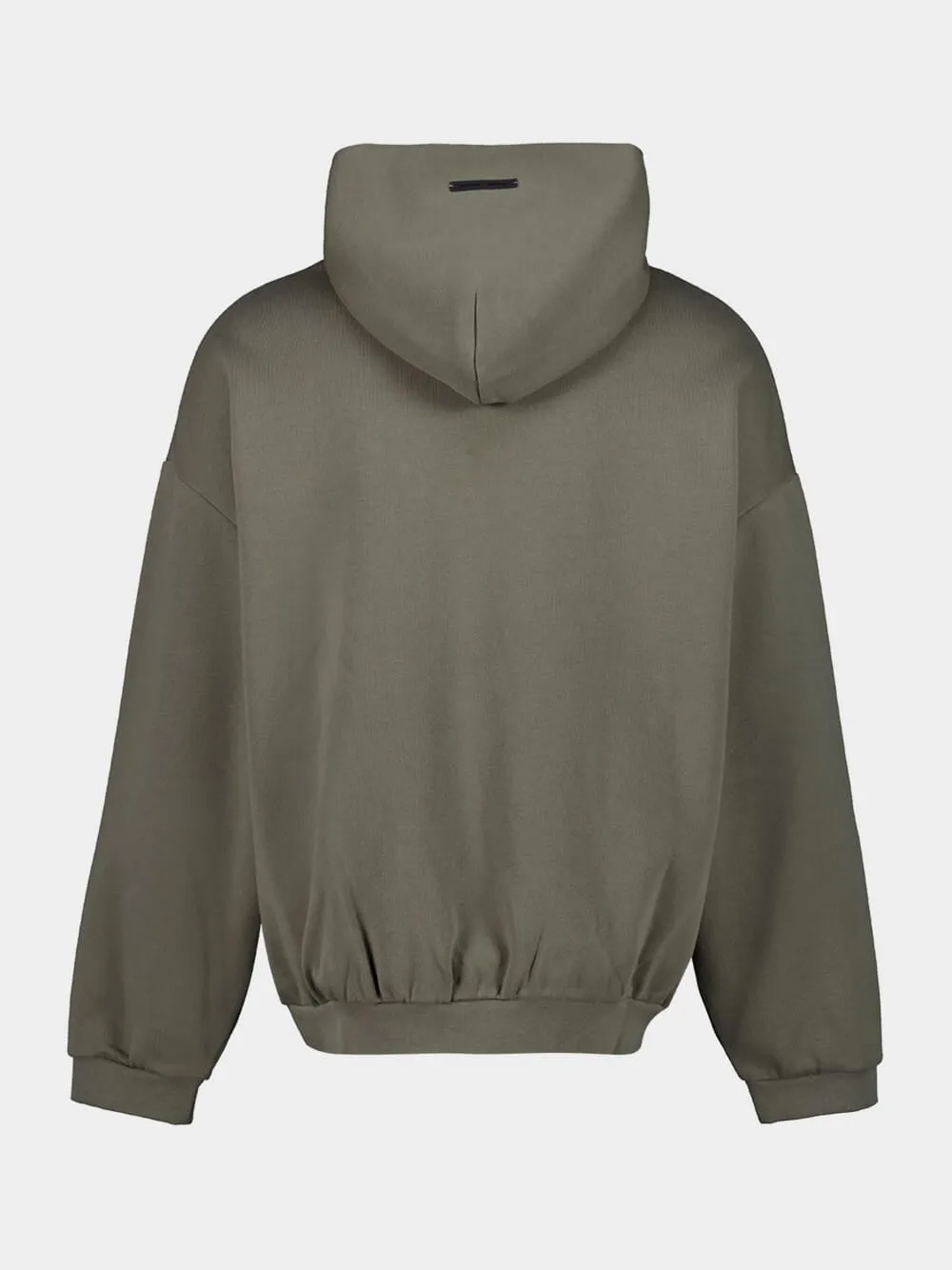 Moss Grey Hooded Sweatshirt Oversized 90s Fit sold by Fashion Clinic product image thumbnail 2