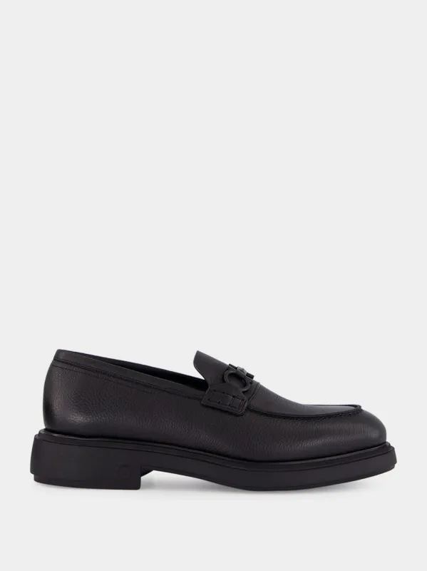 Black Gancini Bit Loafers sold by Fashion Clinic