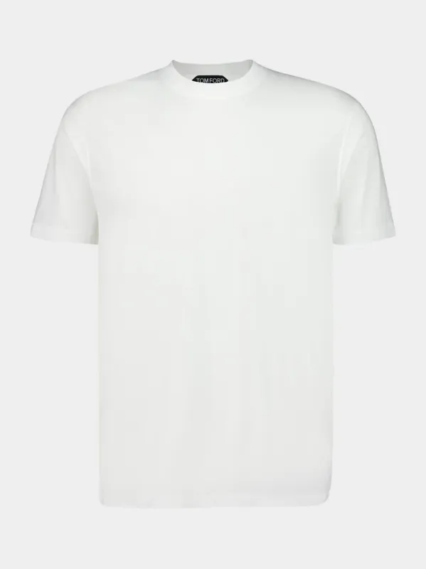 White Crewneck T-Shirt sold by Fashion Clinic