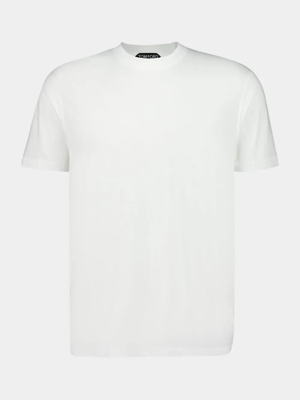 White Crewneck T-Shirt sold by Fashion Clinic