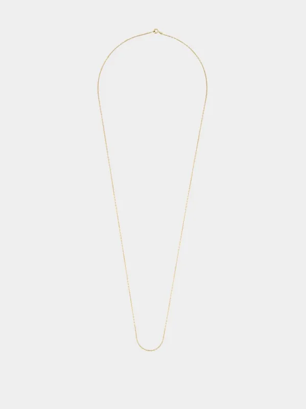 Forçat Chain Necklace 18K Yellow Gold sold by Fashion Clinic