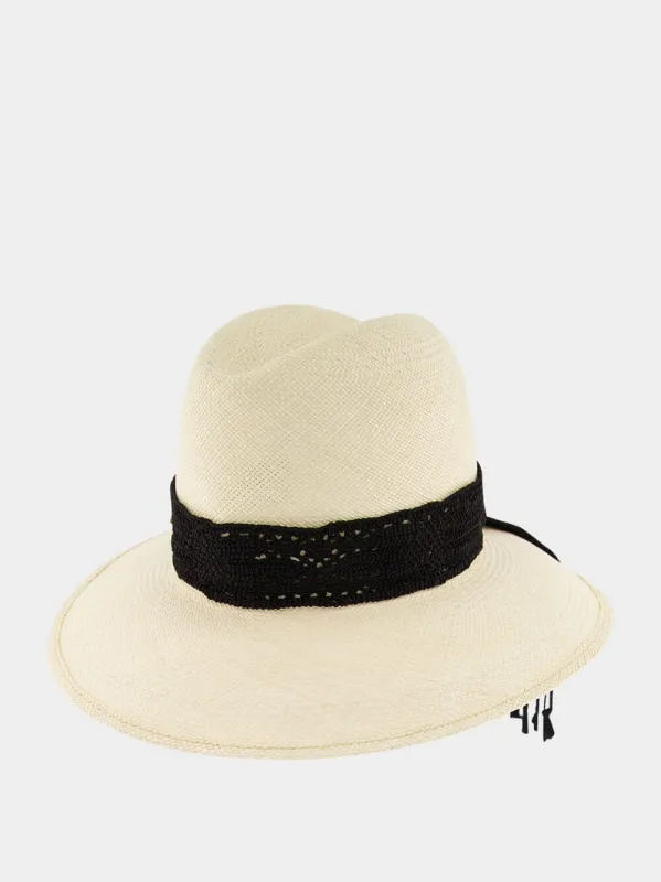 Claudette Large Brim Panama Hat sold by Fashion Clinic