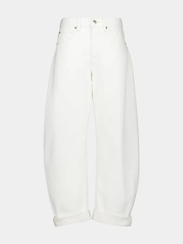 Au Natural High-Rise Barrel Jeans sold by Fashion Clinic