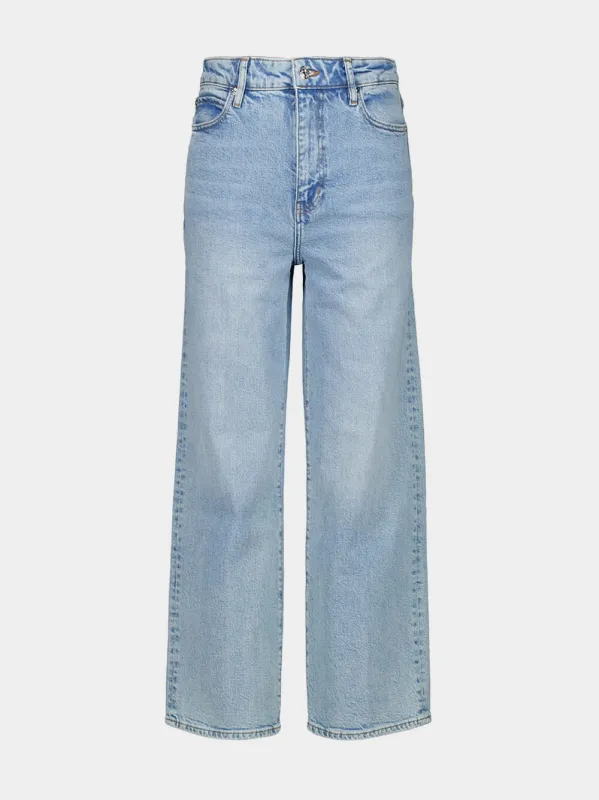 Dolly Light Blue Wide-Leg Jeans sold by Fashion Clinic