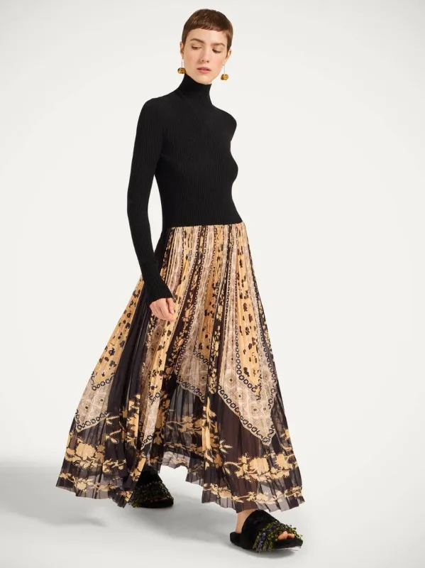 Moondance Knit Dress in Regalia Gold sold by Fashion Clinic