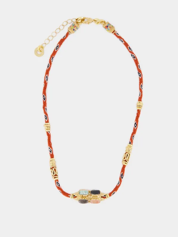 Rust Lima Talisman Necklace sold by Fashion Clinic