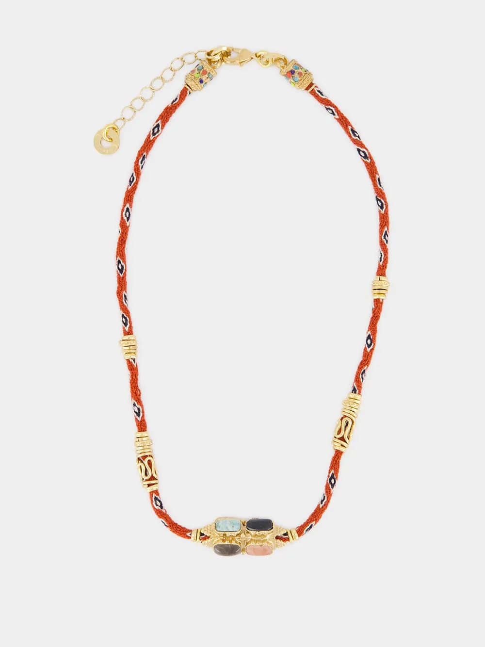 Rust Lima Talisman Necklace sold by Fashion Clinic