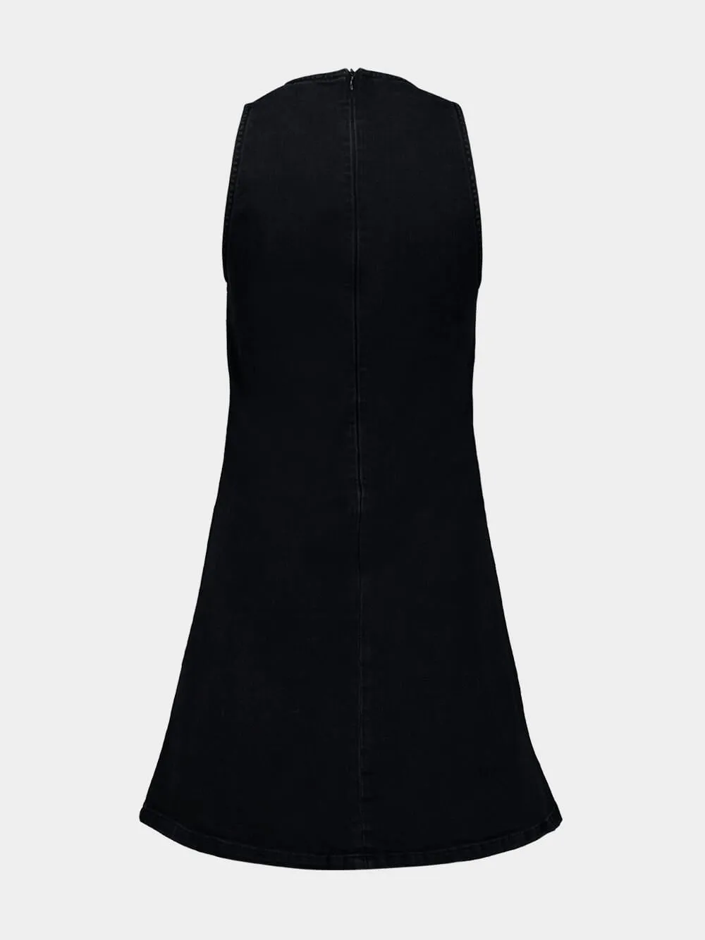 Black Heritage Sleeveless Denim Dress sold by Fashion Clinic product image thumbnail 4