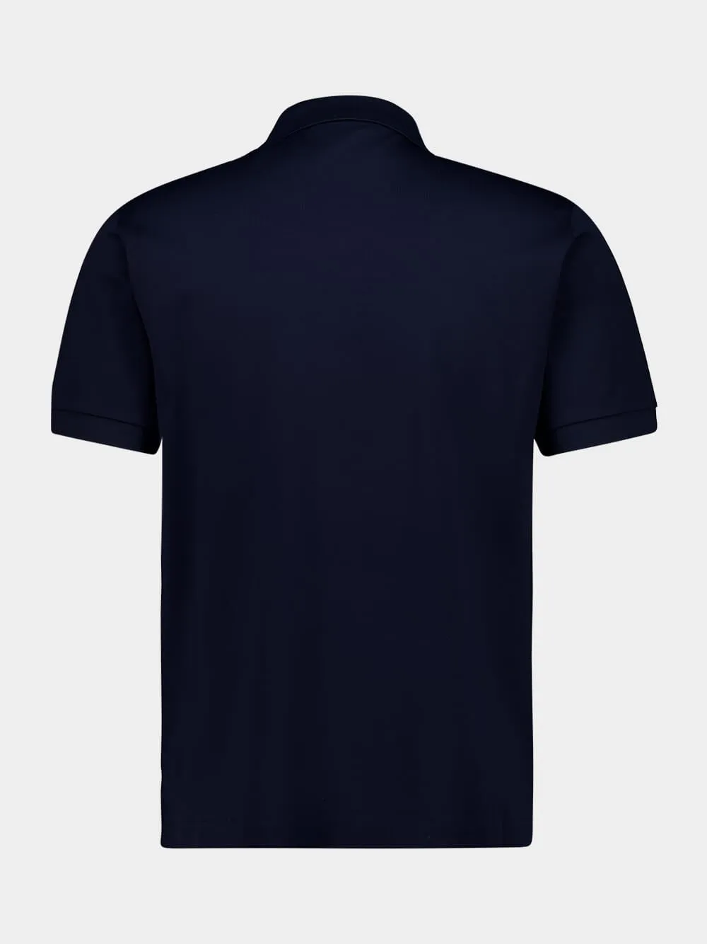 Navy Blue Cotton Polo Shirt sold by Fashion Clinic product image thumbnail 2