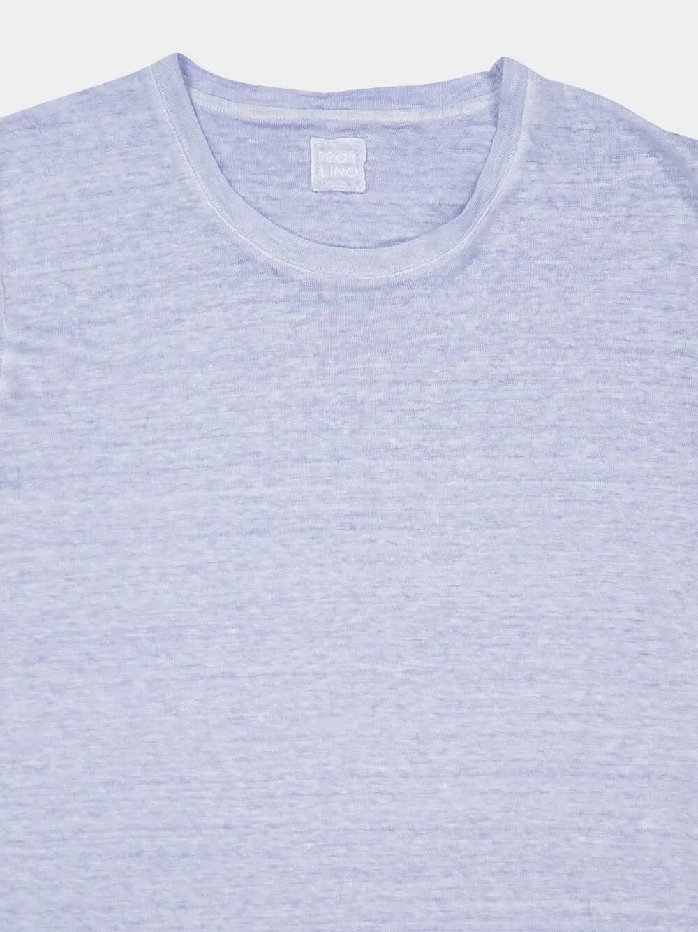 Placid Blue Linen T-Shirt sold by Fashion Clinic product image thumbnail 3