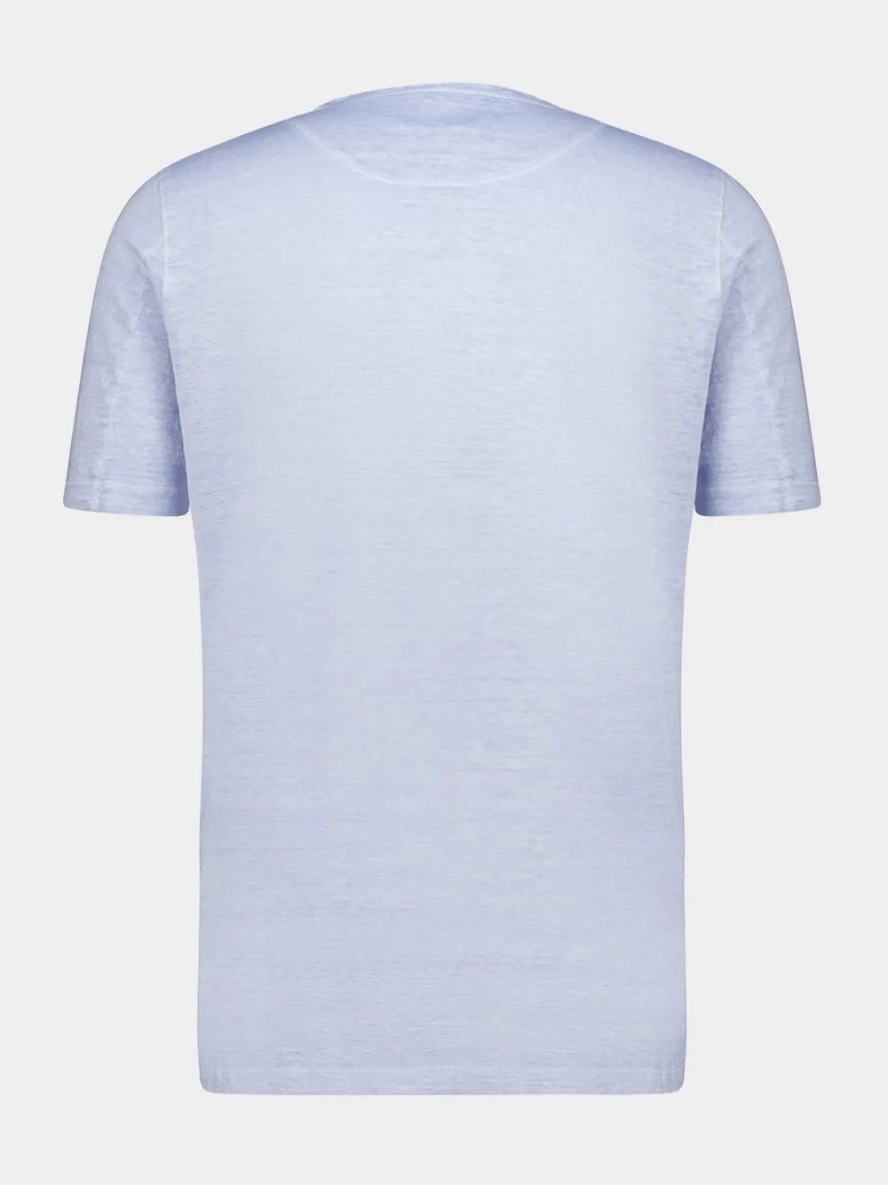 Placid Blue Linen T-Shirt sold by Fashion Clinic product image thumbnail 2