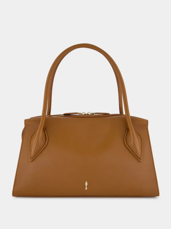 Cuoio Venus Medium Calf Leather Shoulder Bag made by Christian Louboutin