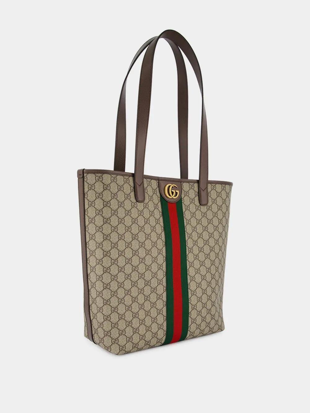 Beige and Ebony GG Supreme Tote Bag sold by Fashion Clinic product image thumbnail 2