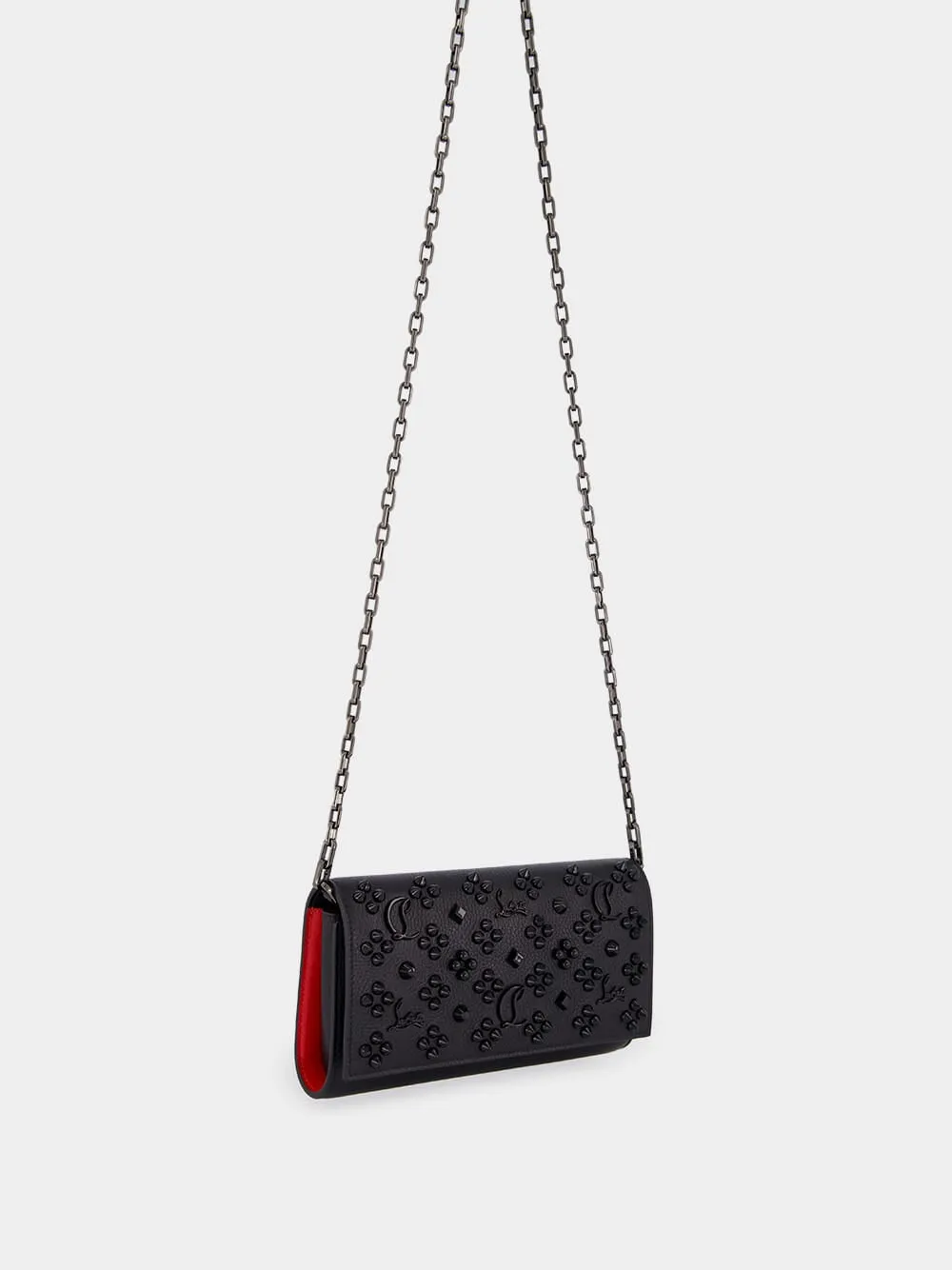 Paloma Black Leather Clutch sold by Fashion Clinic product image thumbnail 4