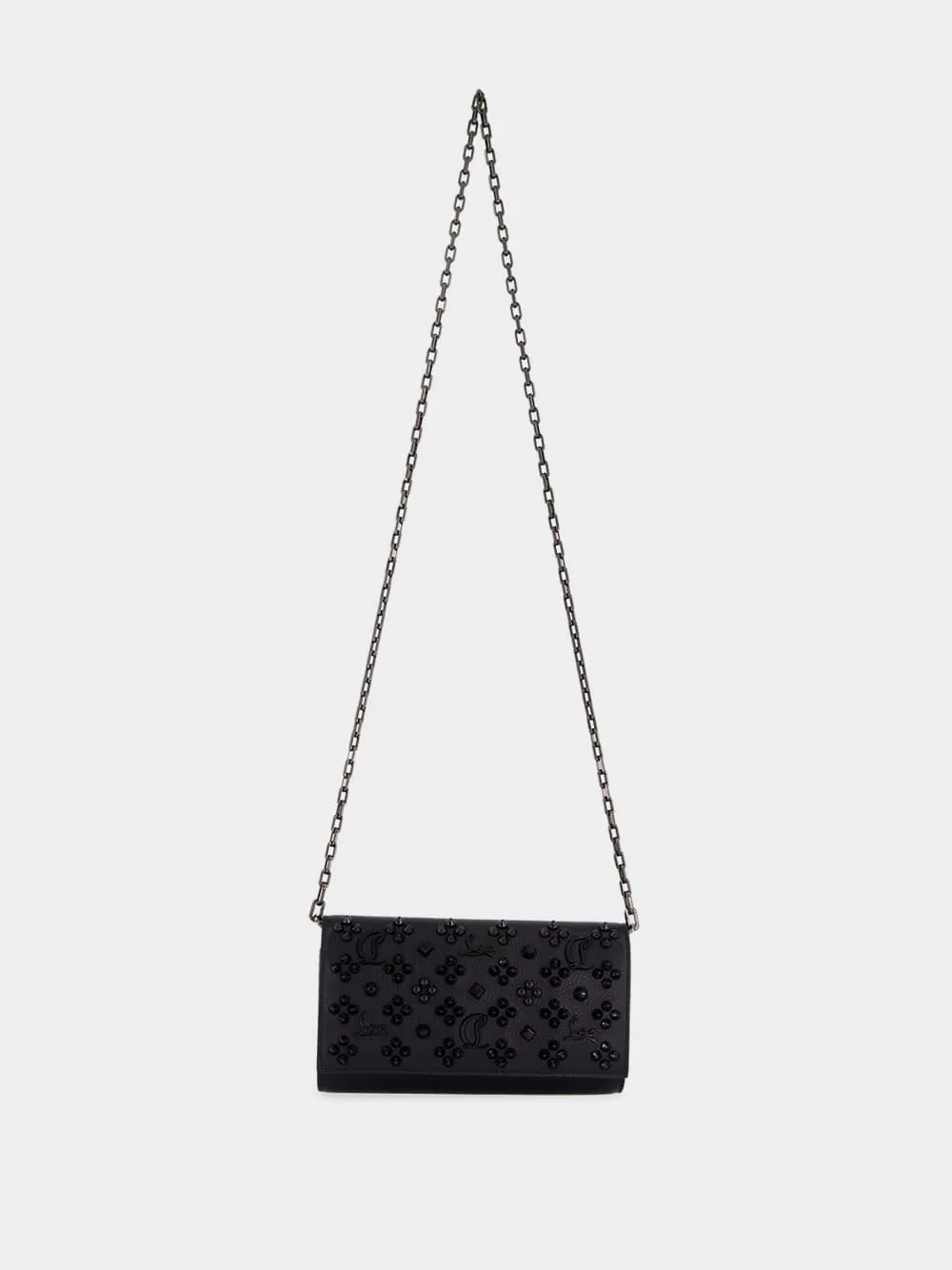 Paloma Black Leather Clutch sold by Fashion Clinic product image thumbnail 3