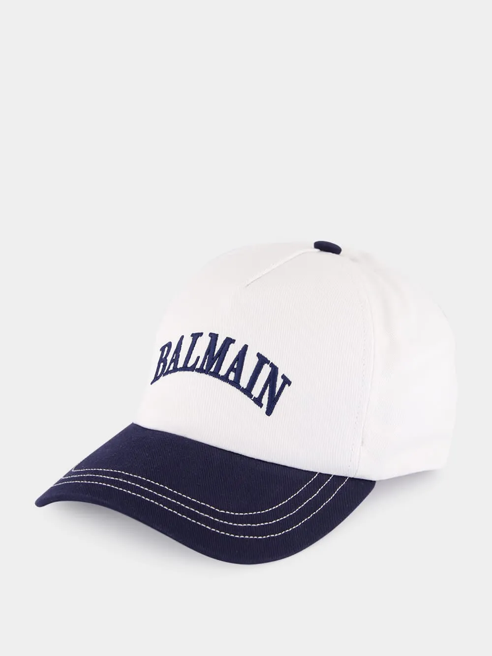 Two-Tone Navy Cotton Vintage Cap sold by Fashion Clinic product image thumbnail 2