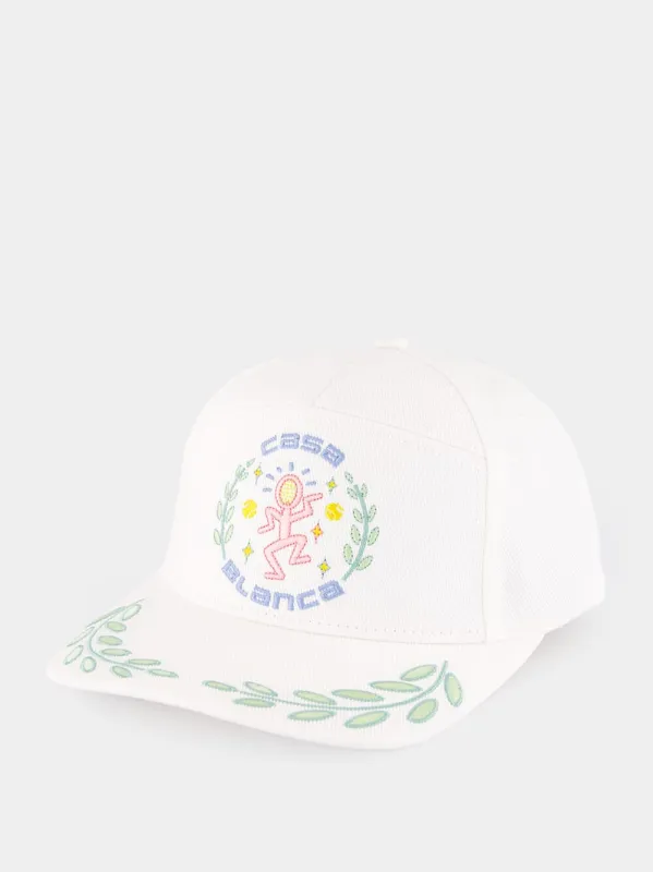 White Dance Joy Cap sold by Fashion Clinic