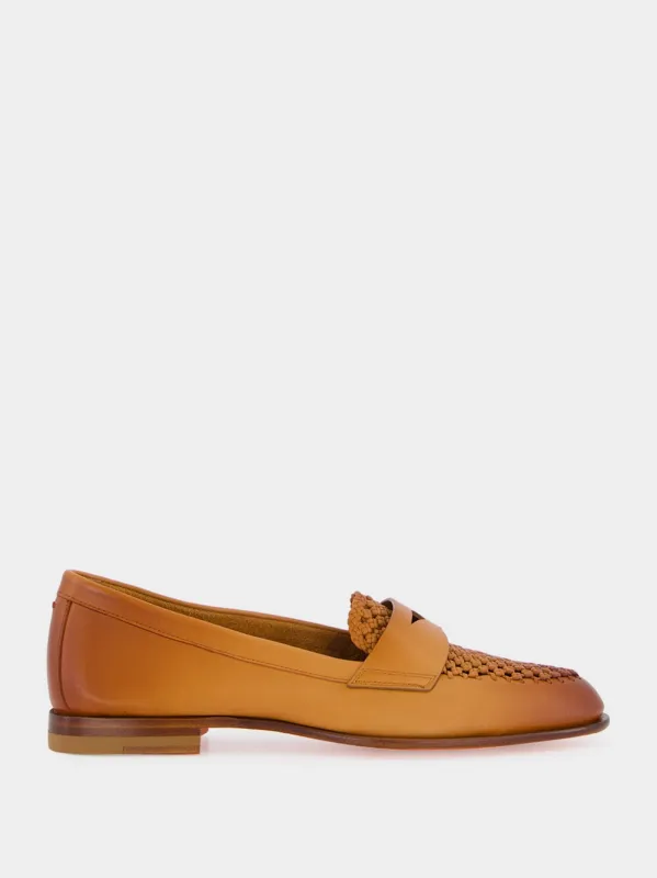 Light Brown Calf Leather Loafers sold by Fashion Clinic