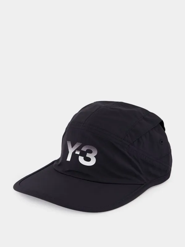 Black Run Nylon Cap sold by Fashion Clinic
