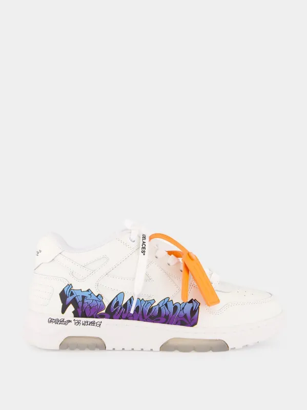 White M-Out of Office Low-Top Sneakers sold by Fashion Clinic