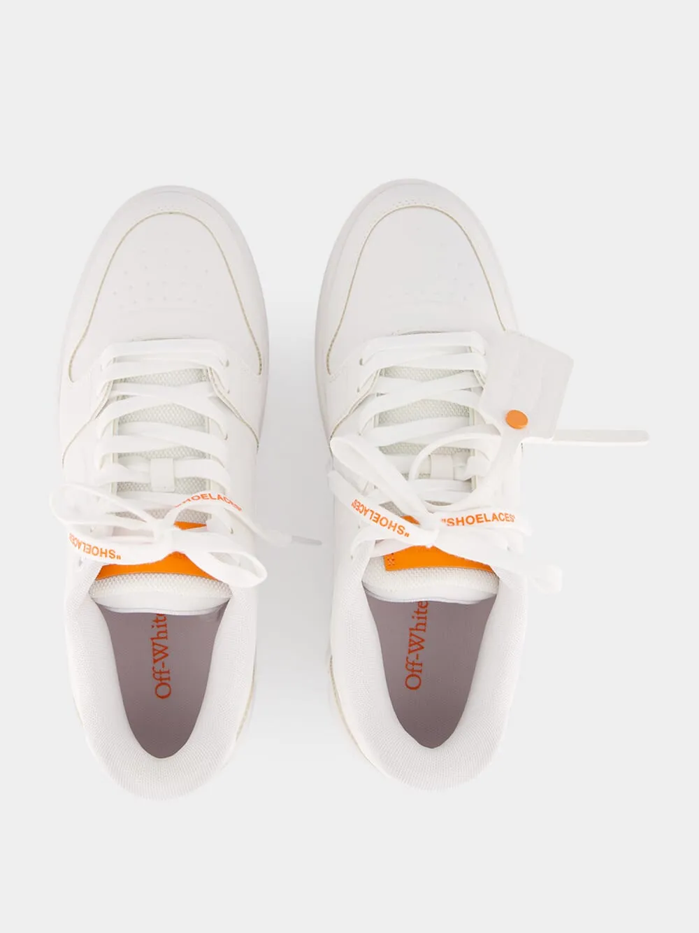 White and Orange Out of Office Molded Sneakers sold by Fashion Clinic product image thumbnail 4