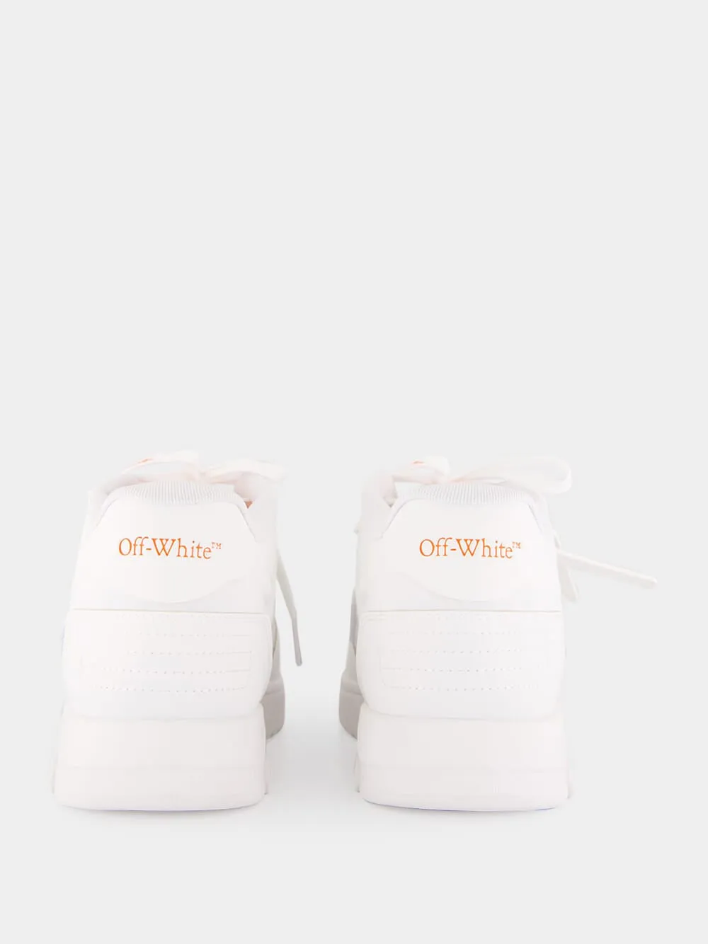 White and Orange Out of Office Molded Sneakers sold by Fashion Clinic product image thumbnail 5
