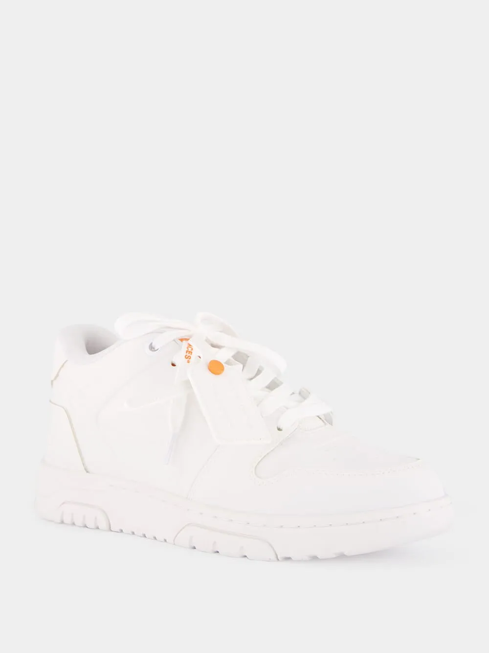 White and Orange Out of Office Molded Sneakers sold by Fashion Clinic product image thumbnail 2