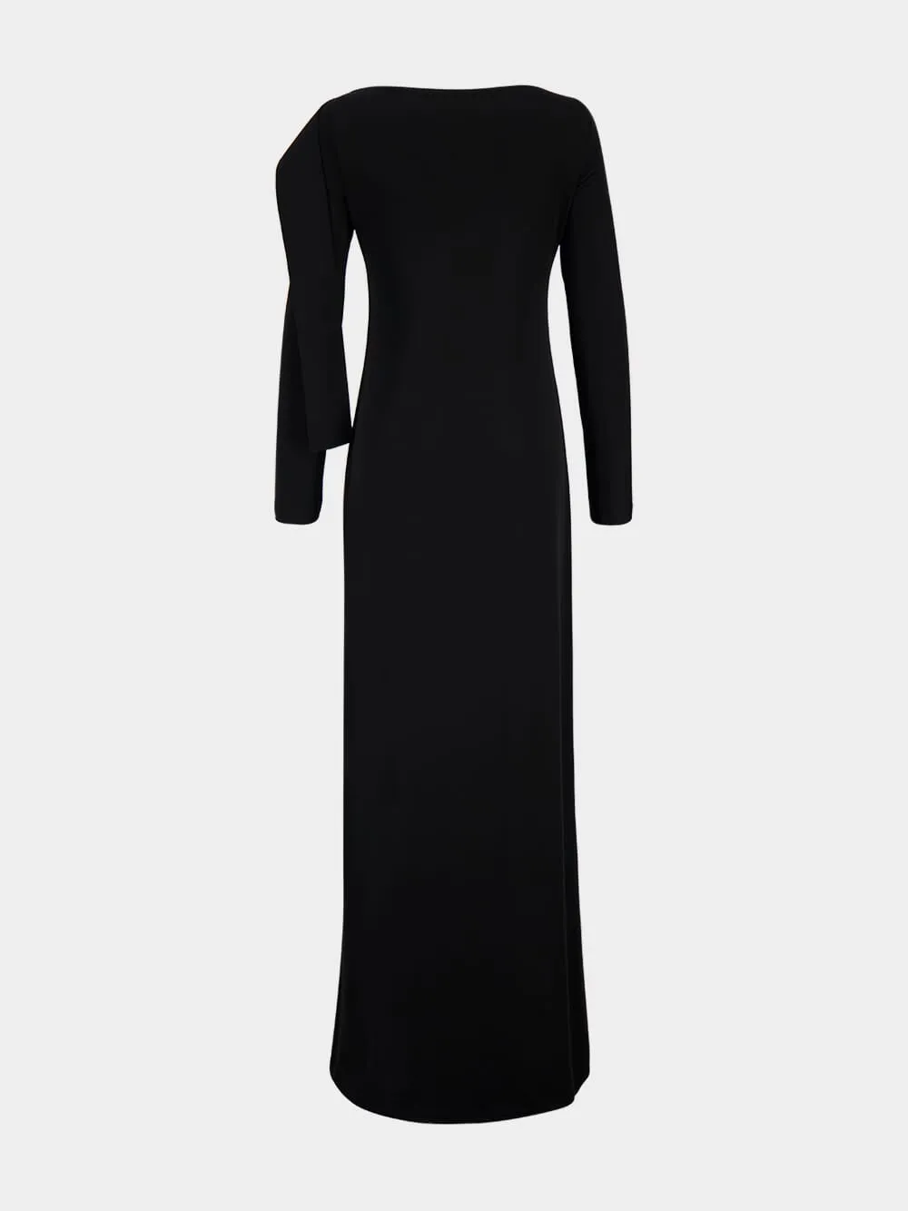 Black Buckle Jersey Long Dress sold by Fashion Clinic product image thumbnail 2