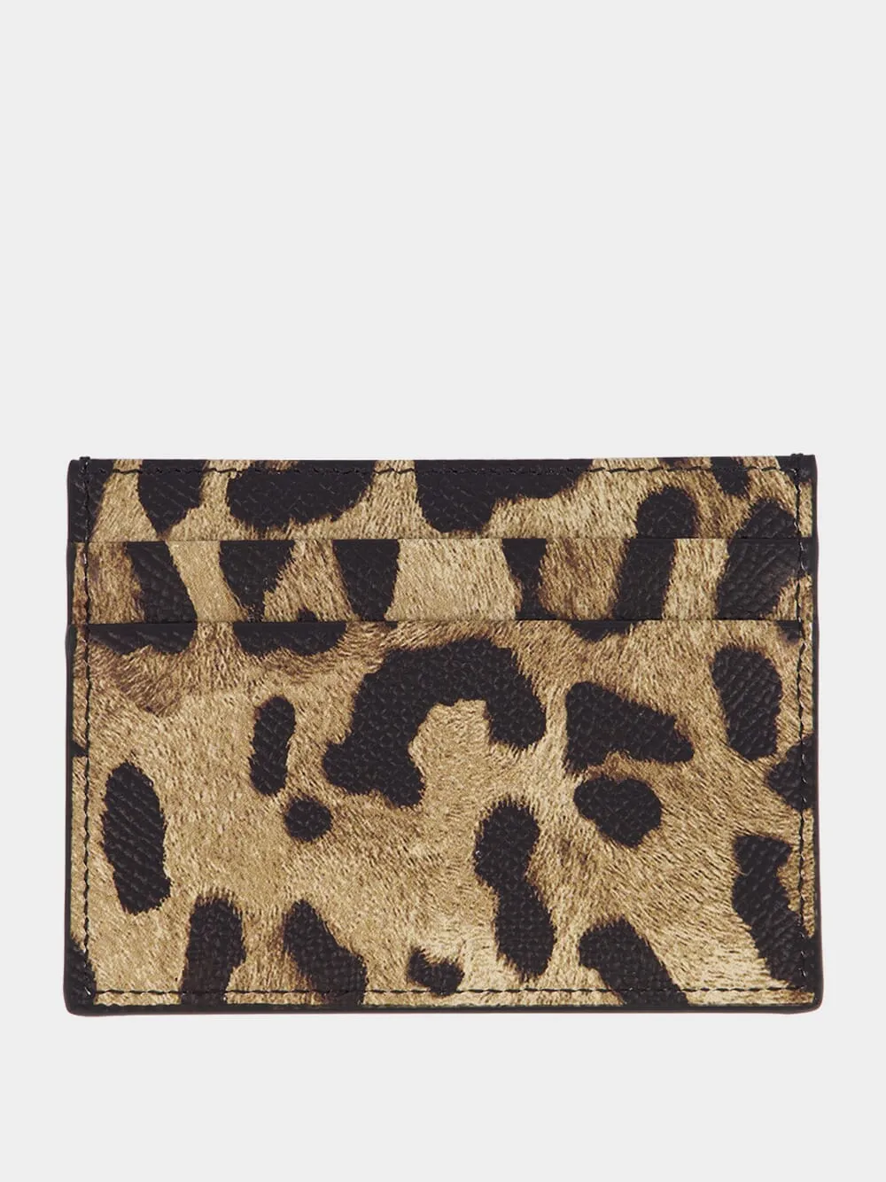 Dauphine Leopard Print Card Holder sold by Fashion Clinic product image thumbnail 2