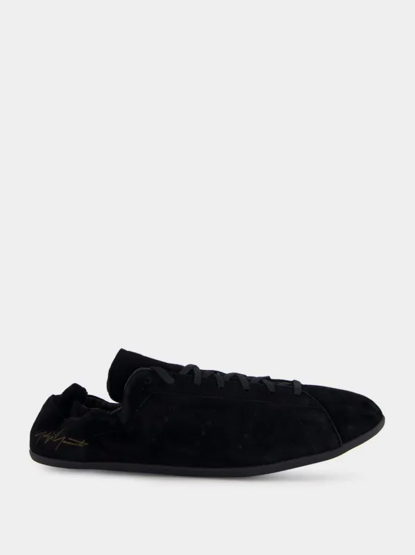 Black Stan Smith Lo Pro Sneakers sold by Fashion Clinic