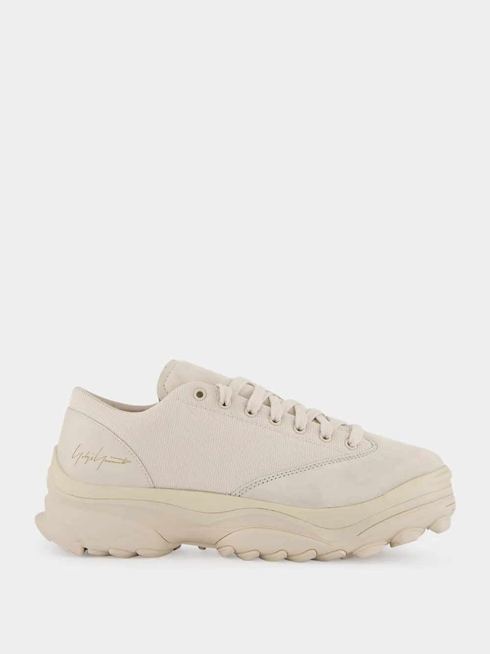 Beige Low-Top GSG9 Sneakers sold by Fashion Clinic