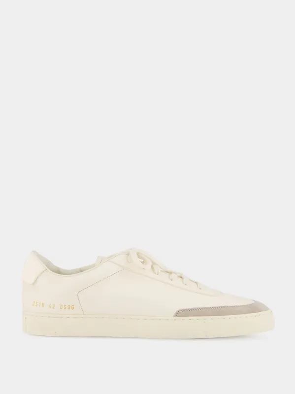 White Court Classic Sneakers sold by Fashion Clinic