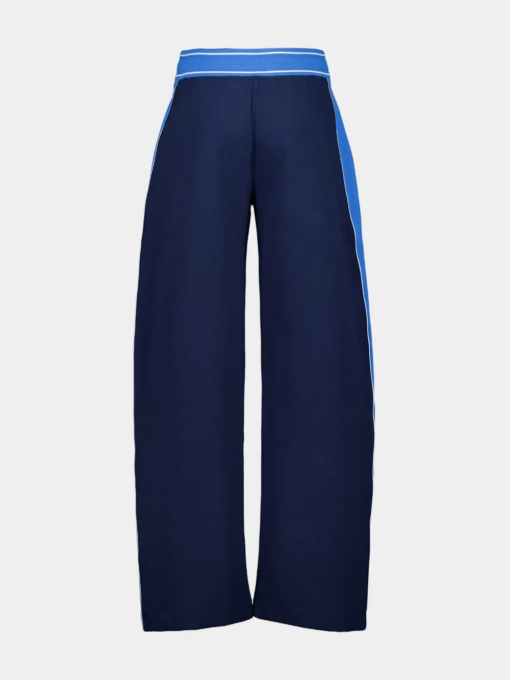 Navy Low-Rise Cotton Joggers sold by Fashion Clinic product image thumbnail 2