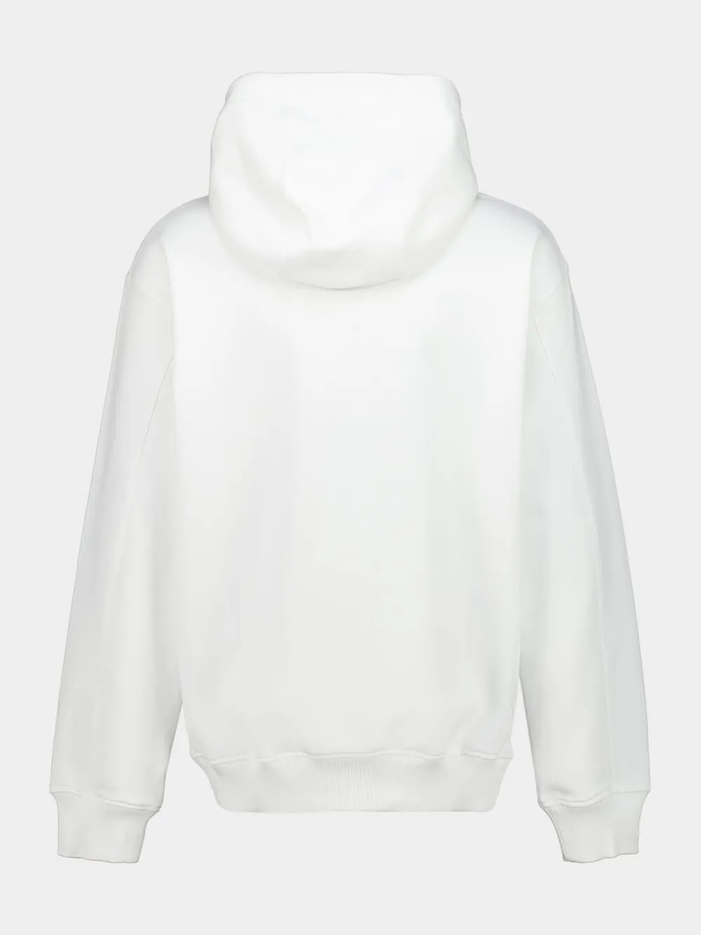 White Innocence Triangle Long Sleeve Hooded Sweatshirt sold by Fashion Clinic product image thumbnail 2