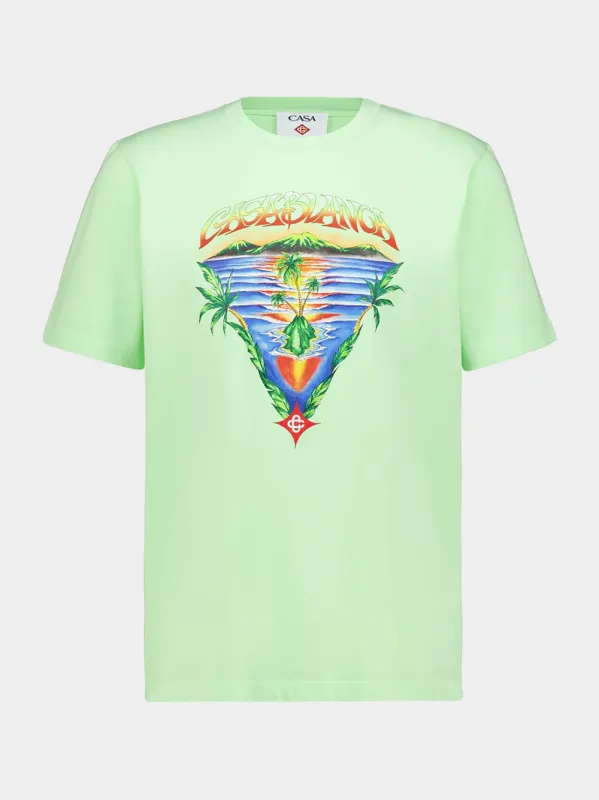 Green Innocence Triangle Classic T-Shirt sold by Fashion Clinic