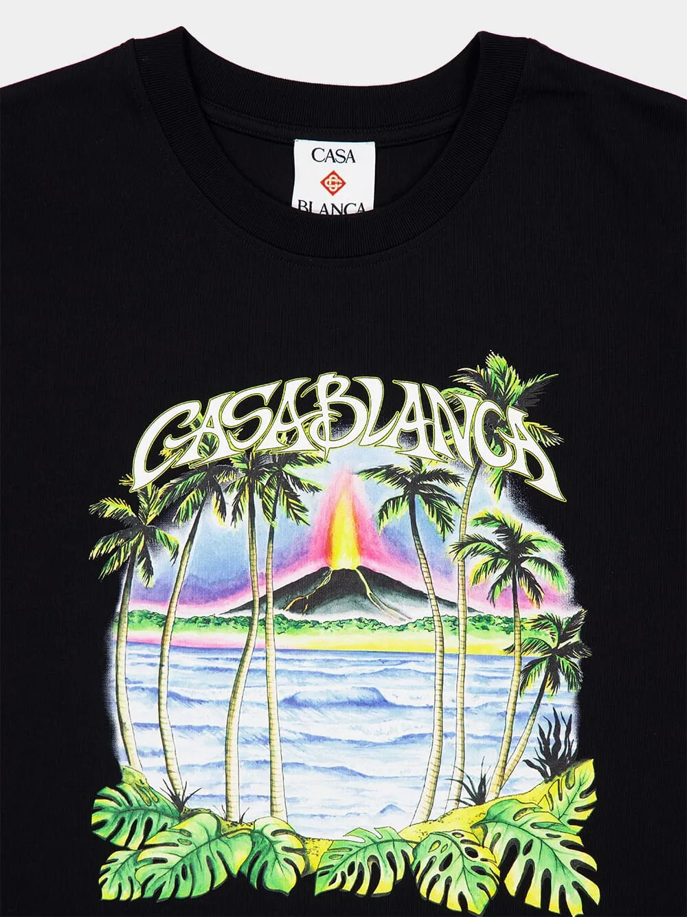 Black Volcano Classic T-Shirt sold by Fashion Clinic product image thumbnail 3