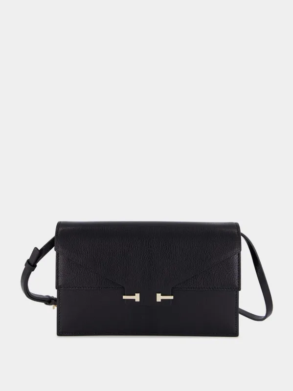 Black Aube Mini Bag in Supple Grain Leather sold by Fashion Clinic